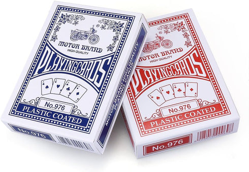 LotFancy Playing Cards, 2 Pack, Poker Size Standard Index for Blackjack, Canasta, Casino Grade Cards