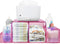 NANYEZH Acrylic Diaper Caddy, Baby Wipes Organizer for Changing Table, Dresser Top