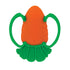 2 3+ 1pk Nuby Handle Silicone Fruit and Veggie Teether - Months, Assorted