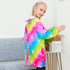 PASHOP Kids Art Smocks Unicorn Waterproof Painting Apron for Girls Boys, Long Sleeve Smock with Pocket
