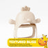 Beige Pacifier Teether Toy Never Drop Baby Teether Wrist Wearable Baby Teether Beige Baby Toys - Little Chick Newborn Toys by Muqee Peeko in Baby Safe Silicone Baby teether