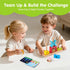 1-3 24 1 2 3 hahaland Montessori Wooden Brain Building Block for Toddler Stacking Toy Day & Night Puzzle Game