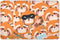 siphylline Cartoon Cute Fox Orange Extra Large Resuable Baby Bed Pad Highly Absorbent