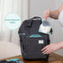 Backpack 9 Motif Medical Breast Pump Stylish Insulated Bag w/ Cooler, Pockets, Carrying Handles - Water-Resistant