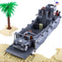 Military Landing Craft Vehicle Personnel - Higgins Boat Car Model, WW2 Building Block Toys for Kids and Adults