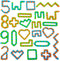 Nasdict 60 Pcs Wacky Tracks Snap Click Toys for Party Favors, Snake Puzzles