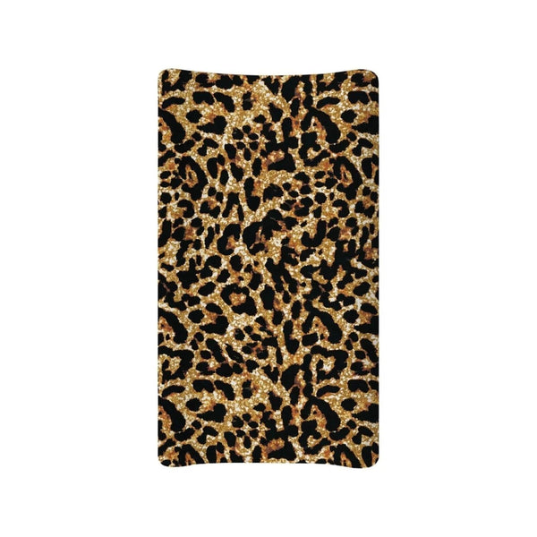 ZDCUSTOM Brown Leopard Changing Pad Cover for Baby Boys Girls, Diaper Change Table
