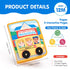 1-4, 2 2-4 hahaland Busy Book Preschool Learning Activities - First Day of School Gifts Activity Books for Toddlers