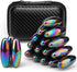 Umnodobn Rattle Magnets Snake Eggs for Adults, Magnetic Stones Oval Science Kit Toy,