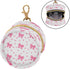 Nesatuwa Watercolor Pink Bows Pacifier Holder Case with Clip Portable Small Travel Pacifier Pouch for Mom Bag Zipper