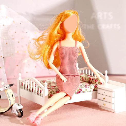 8 11.5 Inch Summer UPINS Pcs Doll Clothes for Doll - Dress, Shoes & Regular Outfit - Girl Birthday Gift