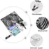 Gravopti Set 2, Zebra Pattern Wet Dry Bags of Reusable Waterproof Organizer with Zipper Pockets for Baby Diapers