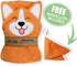 Generic Cozy 35" 35" Corgi Dog Baby Bath Hooded Towel - & Warm - Ultra Soft and Absorbent - Baby Bath - Toddler