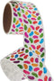 JILLSON & ROBERTS Bulk Roll Prismatic Stickers, Micro Jelly Beans - 100