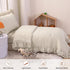 Set Set, 4 Set Wowelife Toddler Comforter for Girls, Pale Beige Toddler Bedding Pieces Double Ruffles Soft
