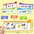 Edulok 40 Read and Rhyme Flip Books,Phonics Word Family Build Book Learn to Read Phonics Flash Cards,Sight Words Flash