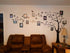 Large Family Tree Wall Decor, DIY Black Photo Frame Sticker Decal Art for Living Room Home Decor