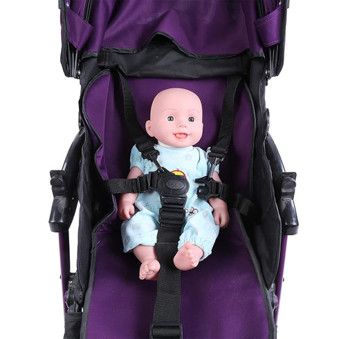 Baby Stroller 5 Point Harness Belt, Adjustable Safety Harness for Children Pushchair Strap Belt