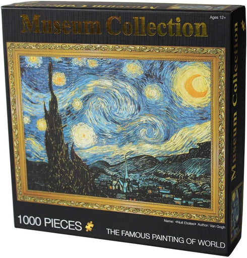 Moruska Starry Night by Vincent Van Gogh Jigsaw Puzzle 1000 Piece Puzzles for Adults