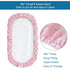 4 Pack Bassinet Sheet for Baby Girls, Bassinet Sheets Universal Fit for Rectangle, Oval, Hourglass Bassinet