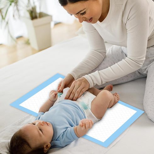Cptoion 100 Pack Pads,17 13 Disposable Changing X in Baby Disposable Underpads,Ultra Absorbent Disposable ,Waterproof