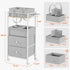 3In1 Modanais Baby Diaper Caddy Organizer Cart with Drawers - Rolling Storage Cart with Wheels, Removable Diaper Caddy