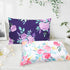 2 Pack, 13"x 18" 14"x19", 100% Toddler Pillowcase Purple Flower Kids Pillow Cover for Sleeping, Fit Sized Or Silky Soft