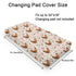 Vintage Hens Chicken Boho Floral Changing Pad Cover Farm Animals Change Table Pad Cover for Baby Boys Girls Soft Breathable Stretchy Snug Fitted Baby Diaper Changing Mat Sheets Cover 32''x16''
