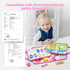 1-4, Freebear Deluxe Pink Princess Quiet Book Sensory Board for Toddlers Montessori Educational Toys for Girls, Travel