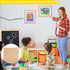 3Pack 10x12.5 8.5x11 Kids Art Frames Natural Woodgrain, Child Artwork Frame Without Mat Changeable Front Opening, Frame