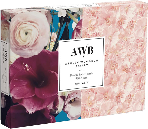 Galison Ashley Woodson Bailey Floral Double Sided Jigsaw Puzzle for Adults, 500 Pieces
