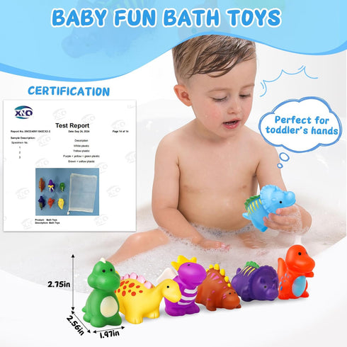 MACALOCA 1-3 4-8, 2-4, Color Changing No Hole Toddler Bath Toys for Kids Ages Easter Egg Fillers Easter Basket Stuffers