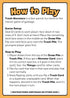 Big Monster Games 3 Trash Monsters - Card Game, Easy Number Sequencing Game with Fun Monsters | Ages and up | Kids