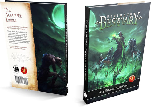 Ultimate Bestiary: The Dreaded Accursed - Hardcover RPG Supplement Book, Classic Undead & Cursed Creatures