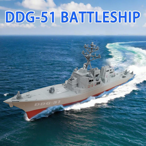 17 Inch 1/350 51 OTONOPI Battleship Toy, Scale Plastic Military Warship Model USS Arleigh Burke DDG Destroyer, Navy