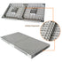 4pcs Brick 16x16 Classic Baseplate Building Plates for Building Bricks, Gray Background Boards for Pixel Paintings