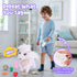 Ylpaprm White Walking Pony with Leash Toy Horses Electric Ponie That Walks,Plush Horse Toy for Kid Talking Musical