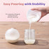 ZCBB (2 Counts), 3oz/100ml Breast Milk Collector Silicone Breast Milk Collectors for Breastfeeding, Silicone Hands Free