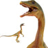 Gemini&Genius Compsognathus Dinosaur Toy for Kids, Realistic Action Figure with Moveable Jaw for Display or Cake