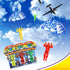 JA-RU Parachute Action Figure Toys, Flying Glider Army Men for Kids, Outdoor Summer Yard Games & Party Favors