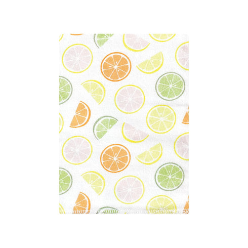 Hudson Baby Unisex Cotton Flannel Burp Cloths Bundle - Citrus Orange, One Size