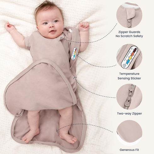0.5 6-18 kaiya baby Unisex Sleeping Bag for Babies and Toddlers Tog Sleep Sack Months, Newborn Sleep Sack, Wearable