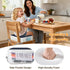 3.8" Booster Seat for Kitchen Chair, Toddler Booster Seats for Dining Table with Ties, PU Dining Chair Pads with Side