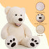 MorisMos Giant Teddy Bear - Large 3ft Beige Plush Stuffed Animal for Kids and Girlfriend