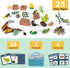 Life Cycle Learning Toys for Kids - Life Science Education Kits with 25 Pieces Animal Figurines: Butterfly, Frog,