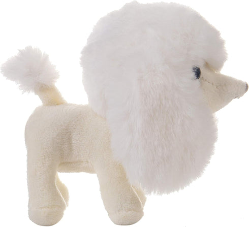 Cream Poodle Plush Soft Toy, 4-Inch Puppy Dog Stuffed Animal