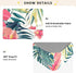 Bseiialft 52 28 Tropical Flowers Palm Leaves Crib Sheets for Boys Girls Soft and Breathable Cotton Baby Sheets