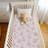 Wicbfdfv 52x28x9 Pink Christmas Pine Trees Candy Fitted Baby Crib Sheet for Boys Girls in Festive Winter Holiday Fitted