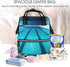 FHEDVBN Swimming Backpack Mummy Backpacks Daypack Blue Pool Diaper Bag for Women Multifunction Waterproof for Mom Dad