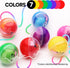 Entervending Empty Clear-Colored Round Capsules, 2 inch, 50 pcs Bulk for Toy Gumball Machines